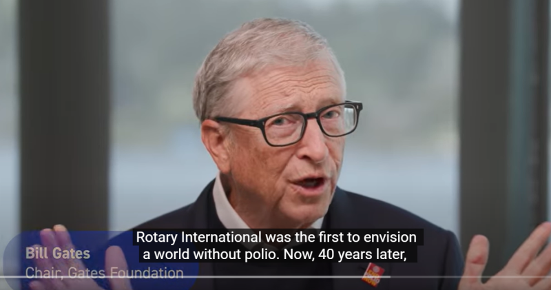 Gates Foundation og Rotary