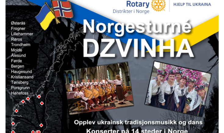 Opplev ukrainsk folkemusikk på Norgesturne i april